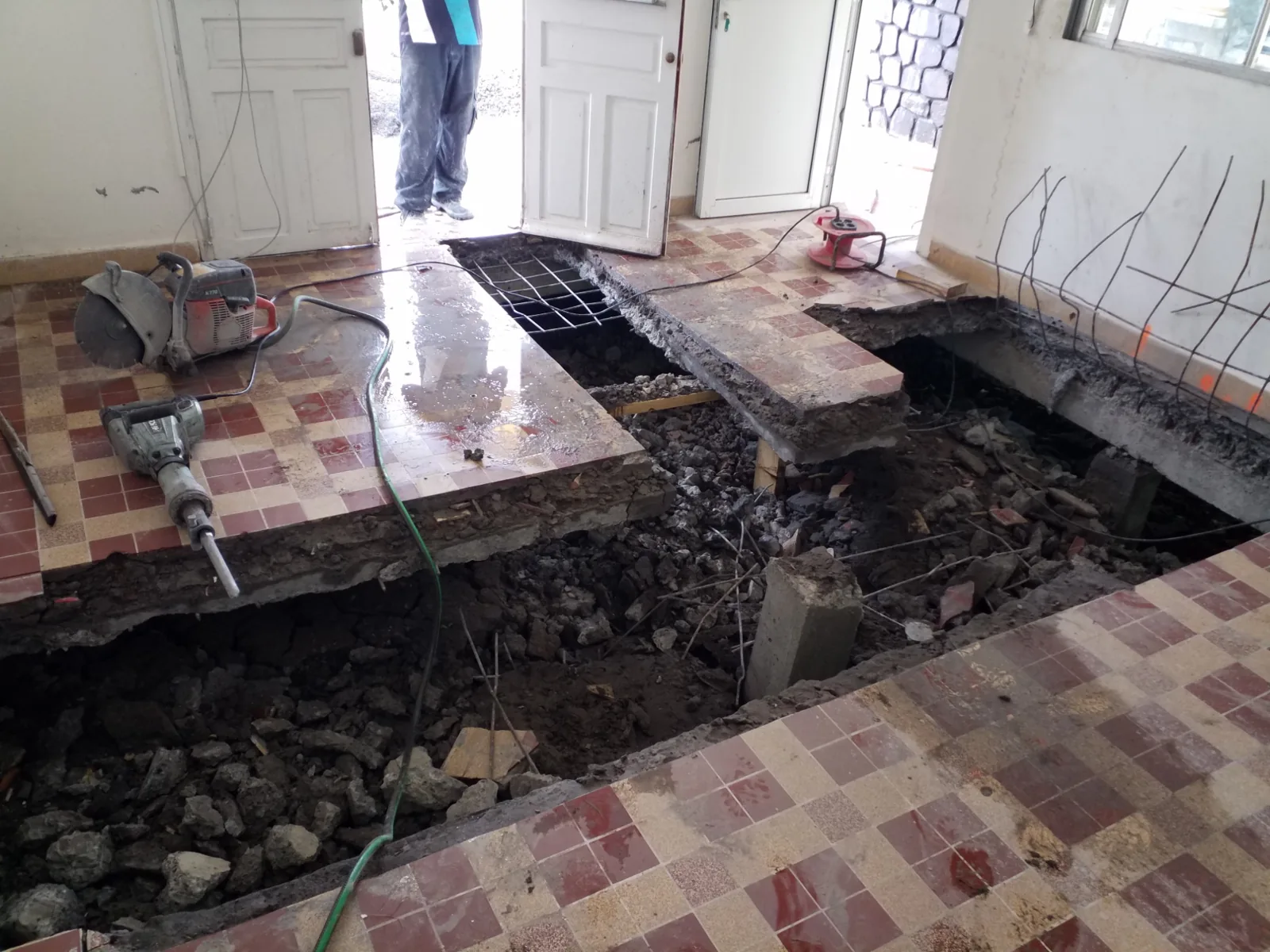 Préparation des espaces — chantier réel, Janvier 2018