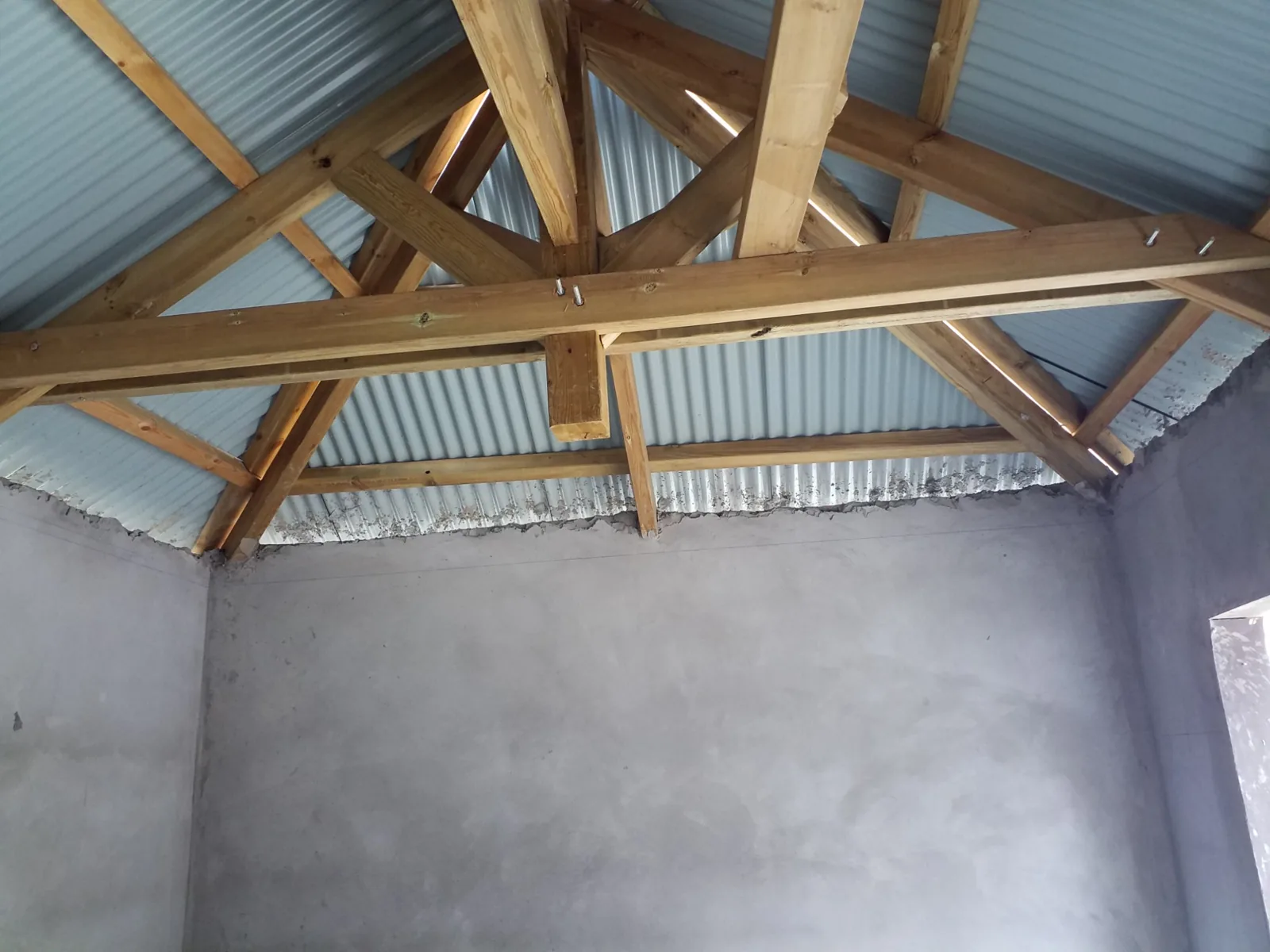 Charpente & toiture — chantier réel, Janvier 2018